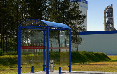 Omega 1 Wiaty dla palaczy, palarnie - Wiaty dla palaczy, palarnie